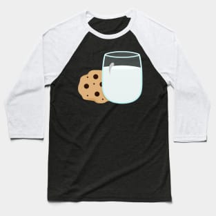 Chocolate Chip Cookie & Milk Baseball T-Shirt